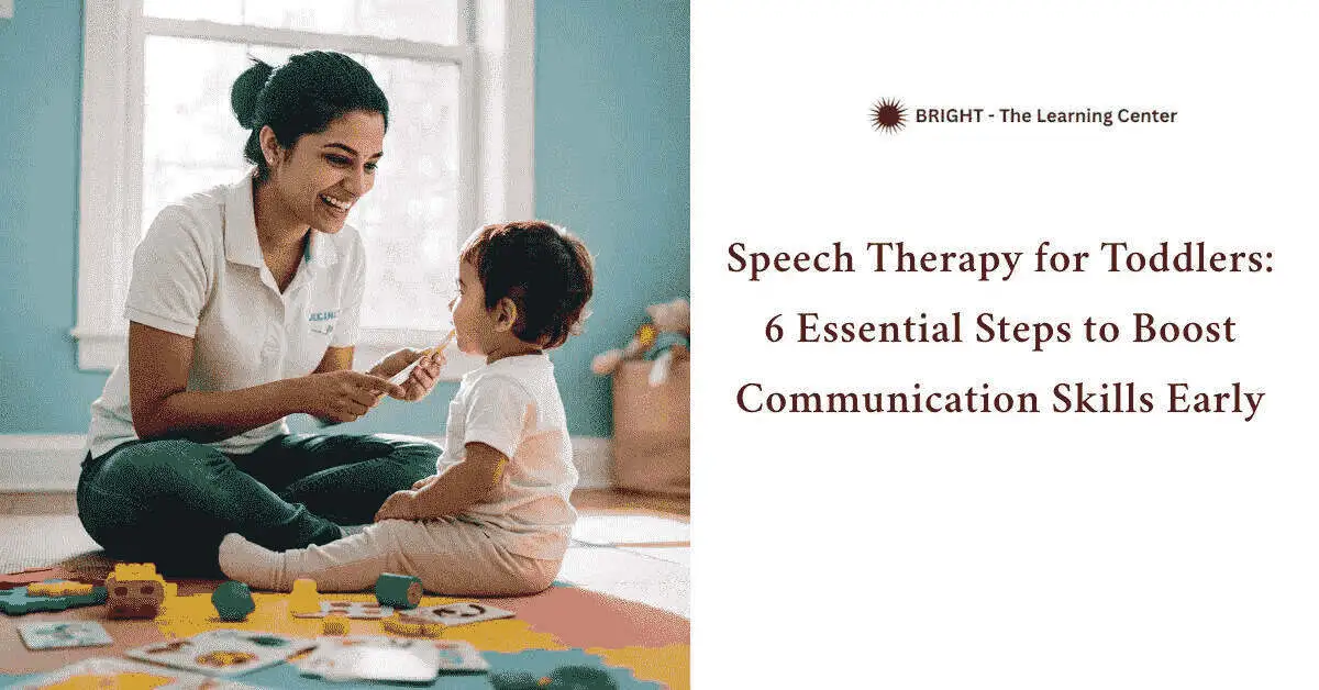 a cheerful Indian speech therapist with a toddler - speech therapy for toddlers 1